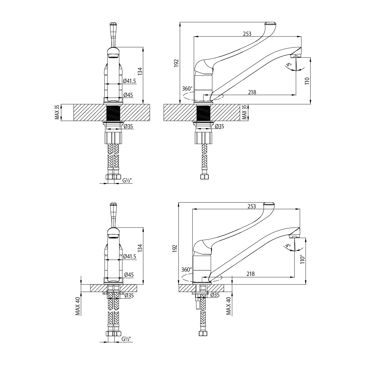 Смеситель Lemark Project LM4634C для кухни - фото 2
