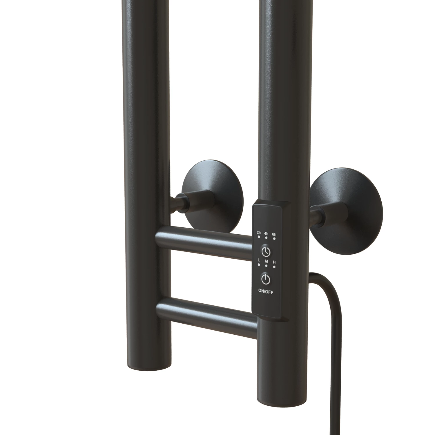 Полотенцесушитель MIXLINE MOON GRAPHITE 120/10 (таймер,103 Вт) электрический ГРАФИТ (556252) - фото 3