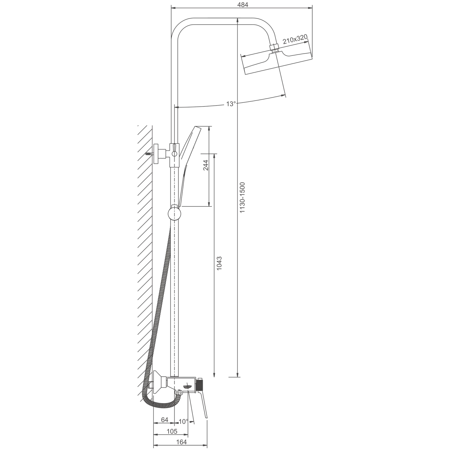 Душевая система  BELZ (B24572-7) - фото 3