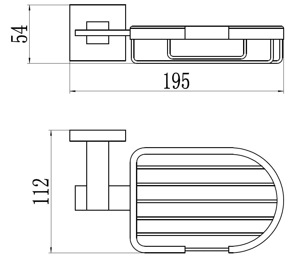 Мыльница решетка настенная Savol 65а (S-06532A) - фото 3