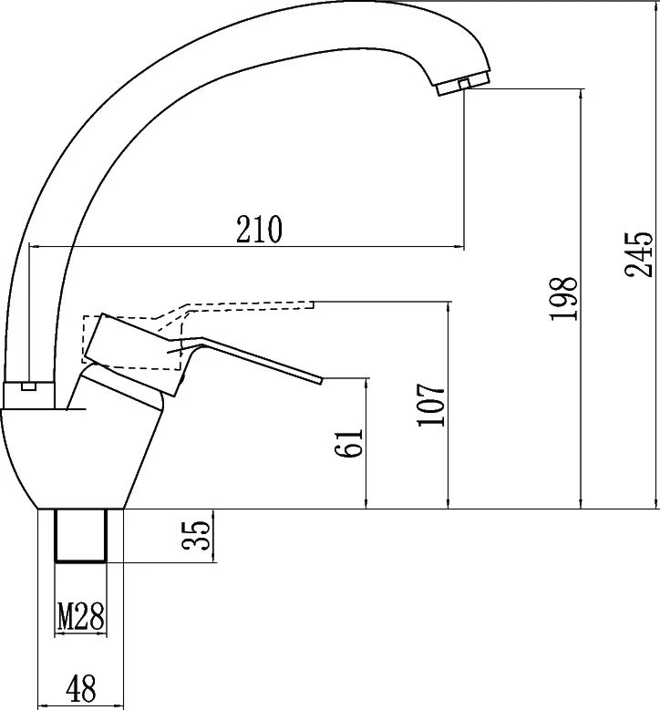 Смеситель для кухонной мойки Fmark (FM4163) - фото 2