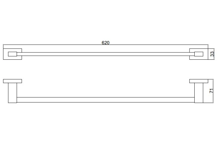 Держатель для полотенец одинарный BELZ (B90201) - фото 3