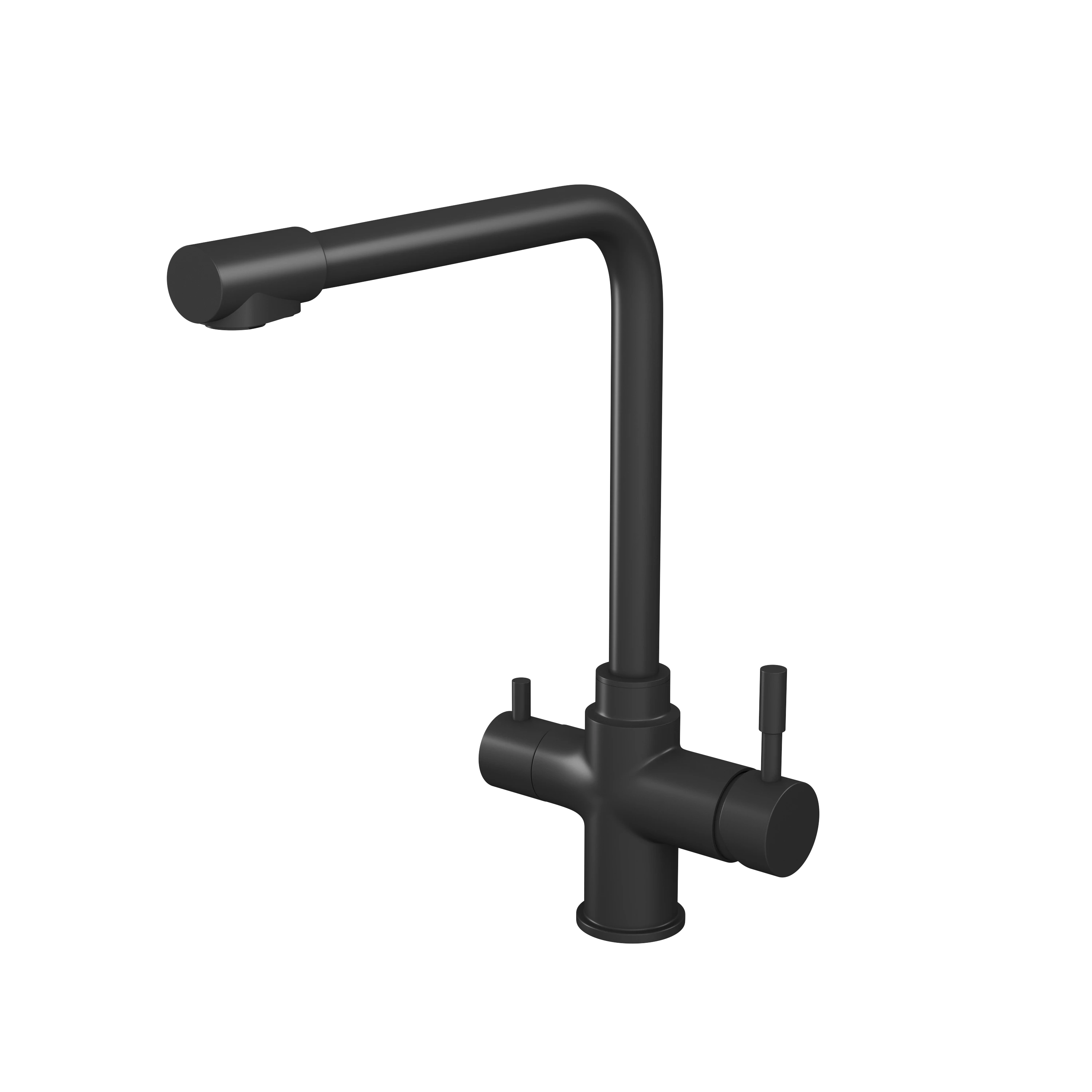Смеситель для кухонной мойки с фильтром RUSH (MS9035-33Black) - фото 1