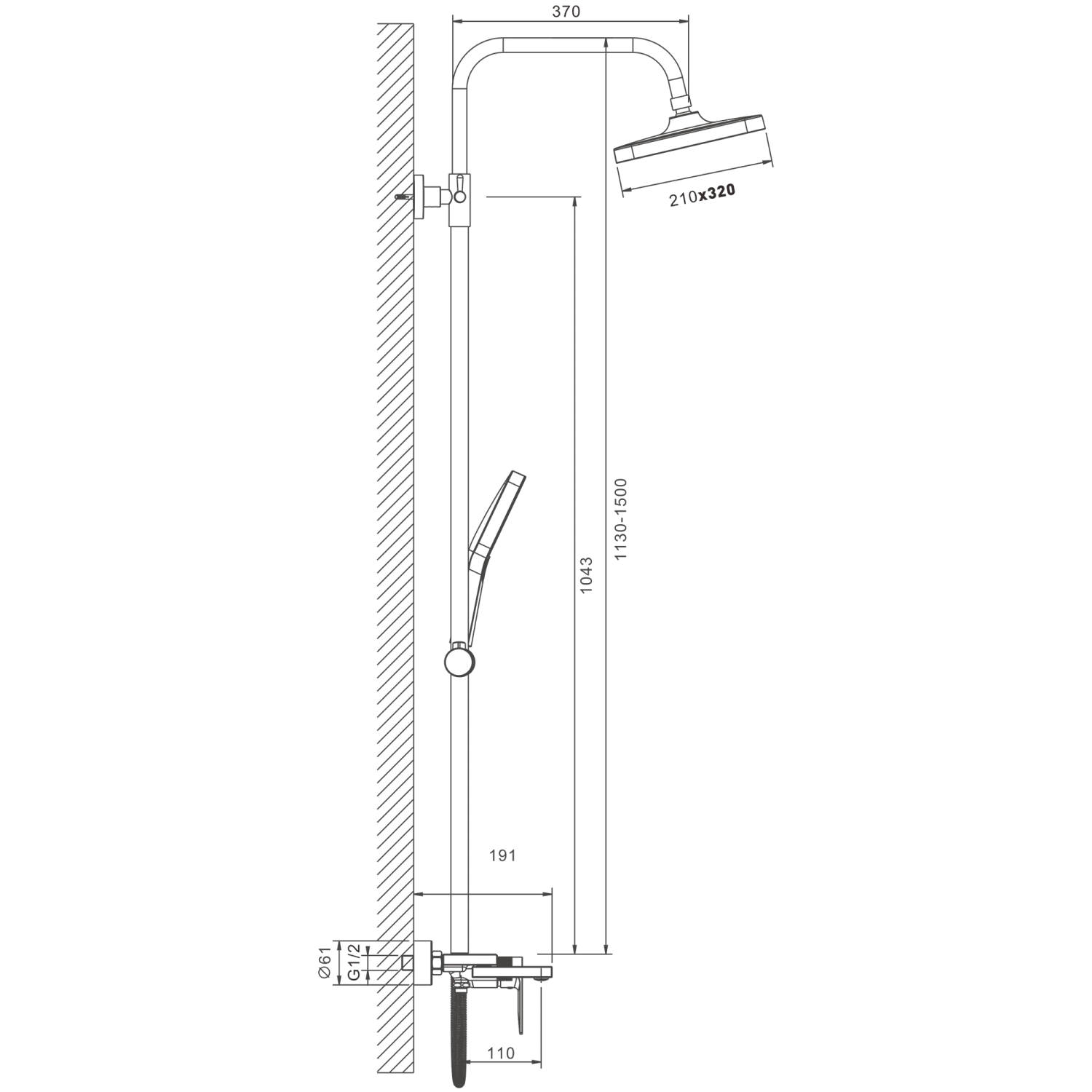 Душевая система  BELZ (B24678) - фото 3