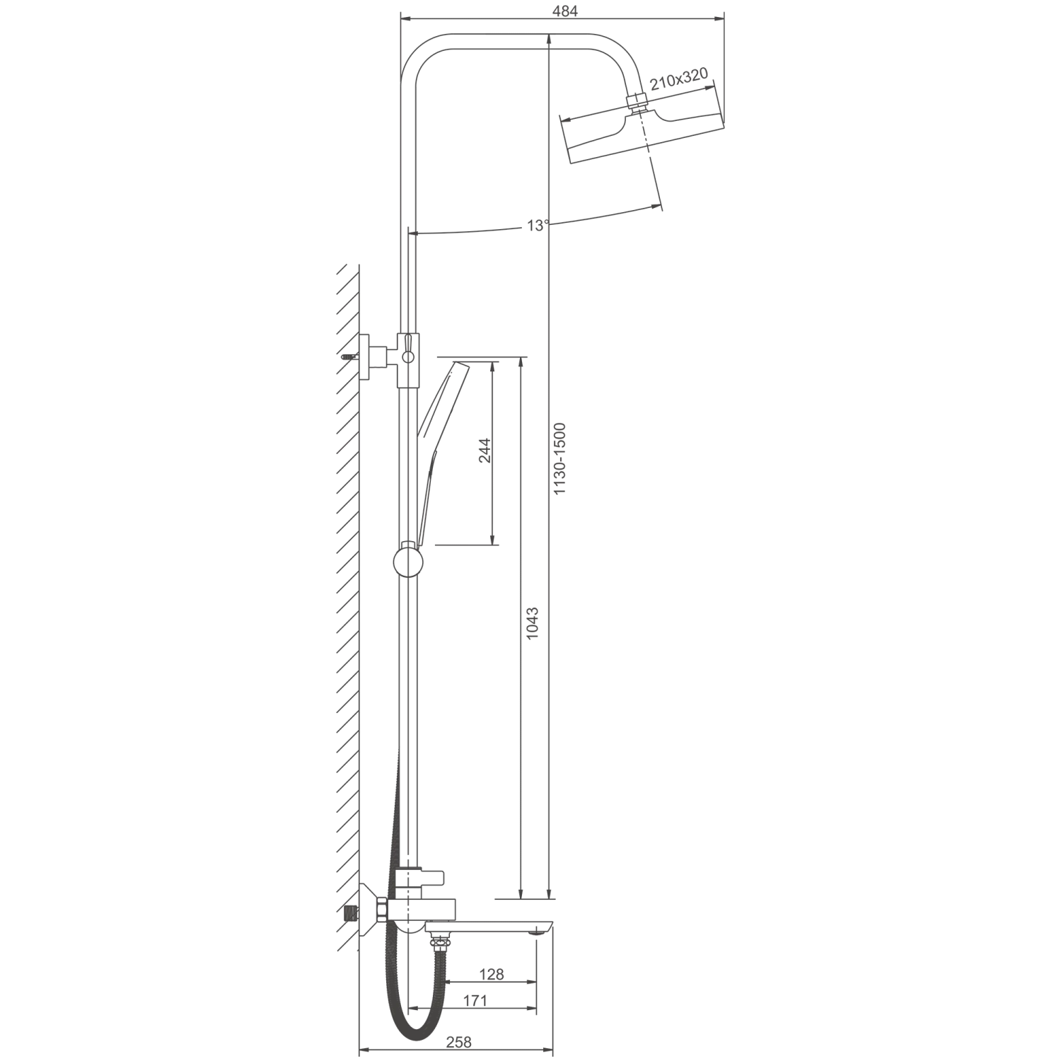 Душевая система  BELZ (B24672-7) - фото 3