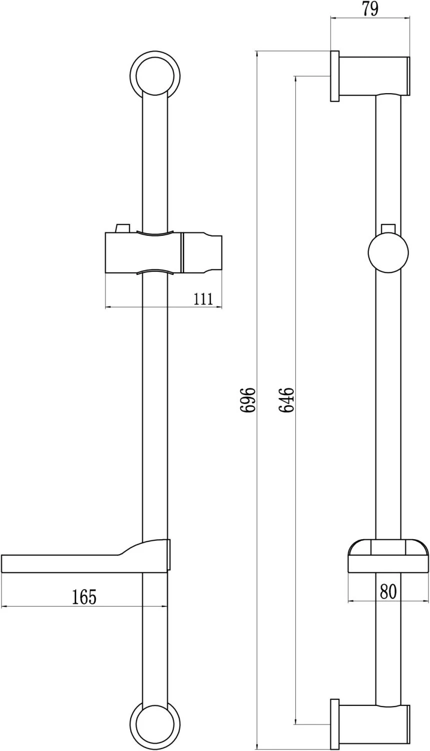 Душевая штанга Fmark (FS90666) - фото 2
