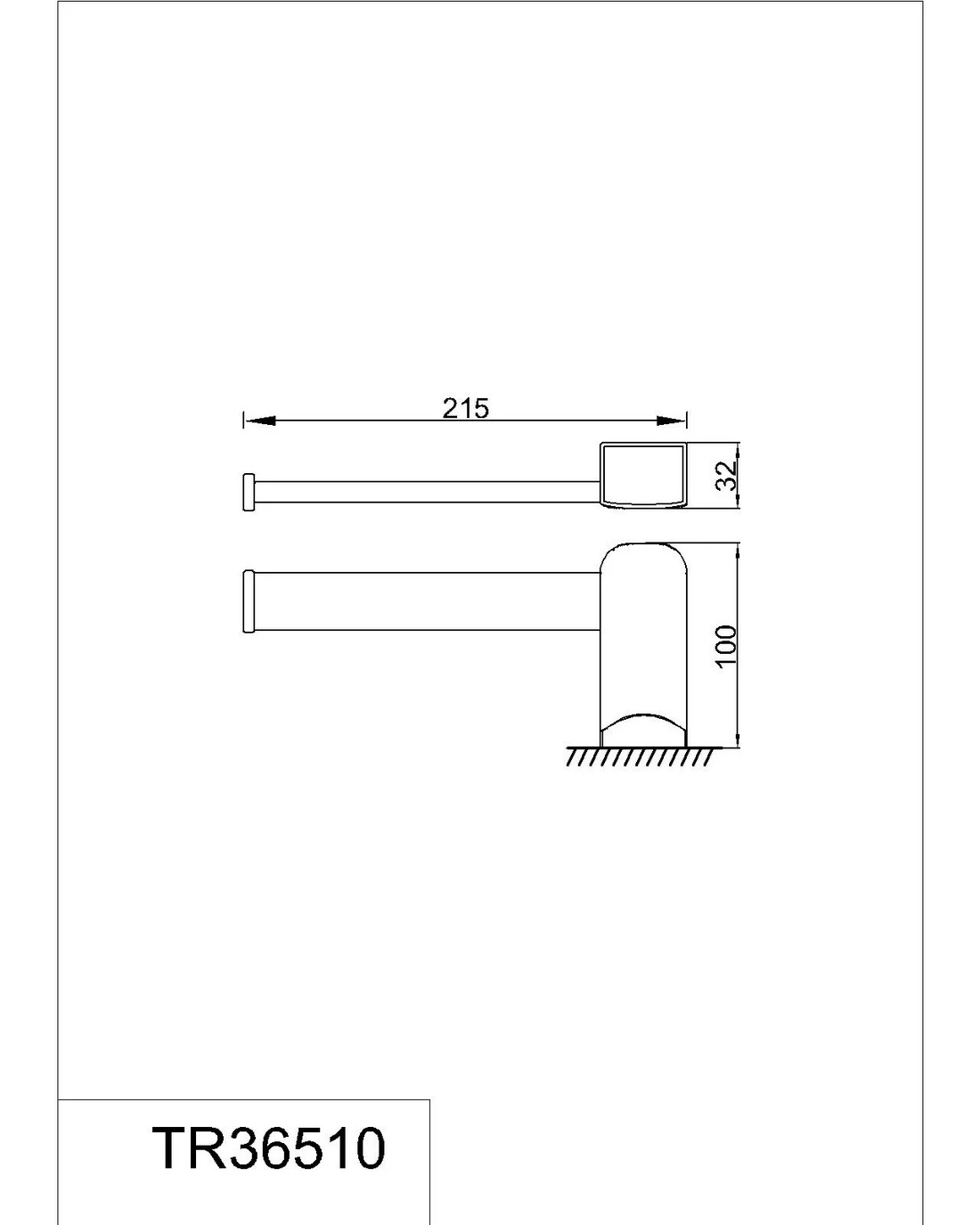 Полотенцедержатель RUSH Тира (Thira) (TR36510) - фото 3