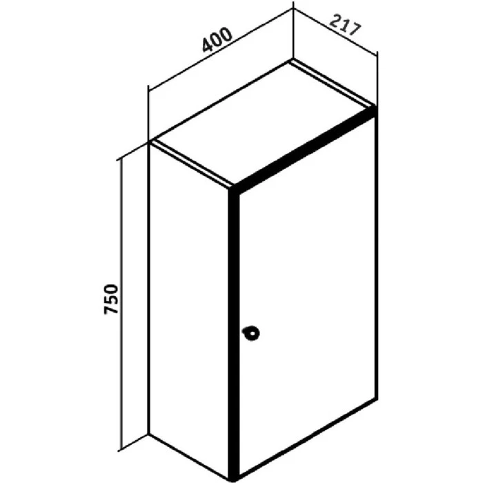 Шкаф навесной Runo универсальный Кредо 40 (00-00001149) - фото 3