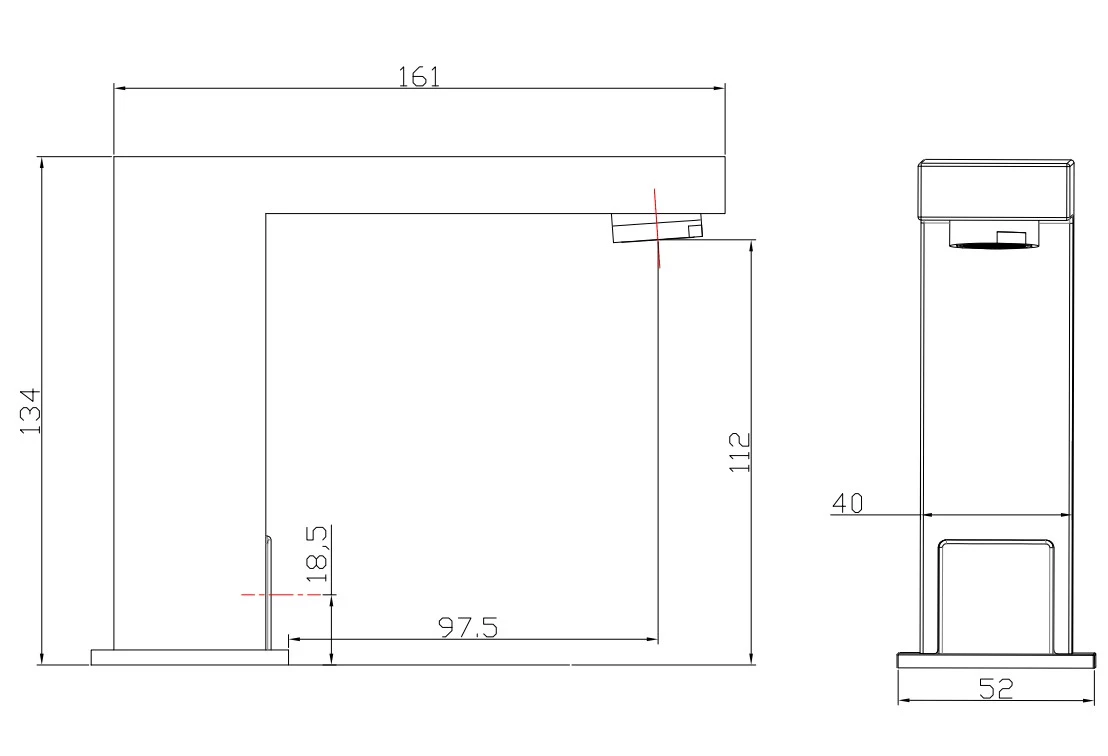 Смеситель для умывальника сенсорный RUSH Тинос (Tinos) (TI3732-14) - фото 3