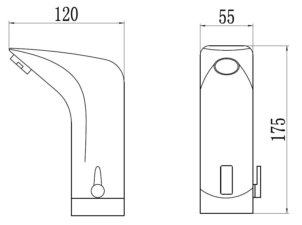 Смеситель для раковины Savol сенсорный (S-GY8802) - фото 2