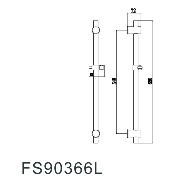 Душевая штанга Fmark (FS90366L) - фото 2
