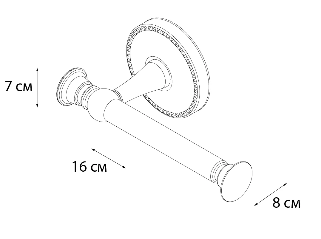 Держатель для запасного рулона FIXSEN ADELE (FX-55010A) - фото 3