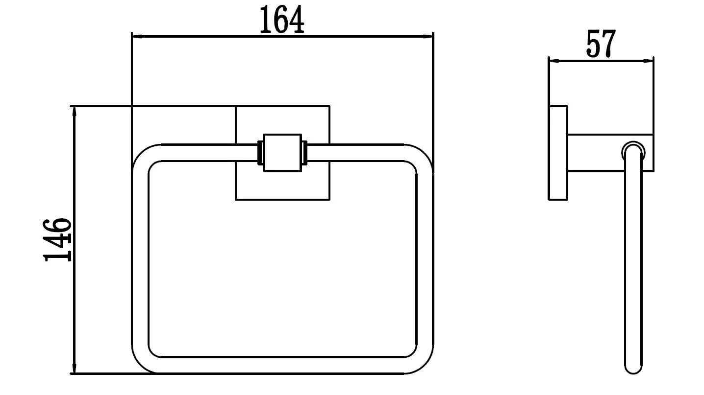 Держатель для полотенец кольцевой Savol (S-06560A) - фото 2