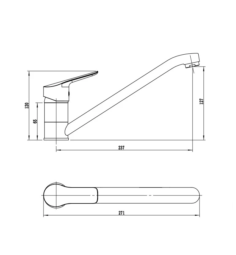 Смеситель для кухни RUSH Самуи (Samui) (SA0930-26) - фото 3