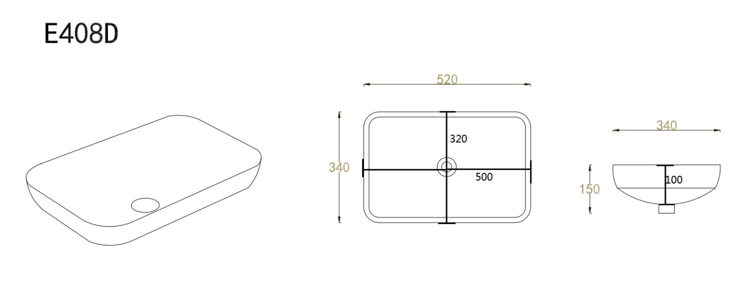 Раковина VIGO (E408D) - фото 9
