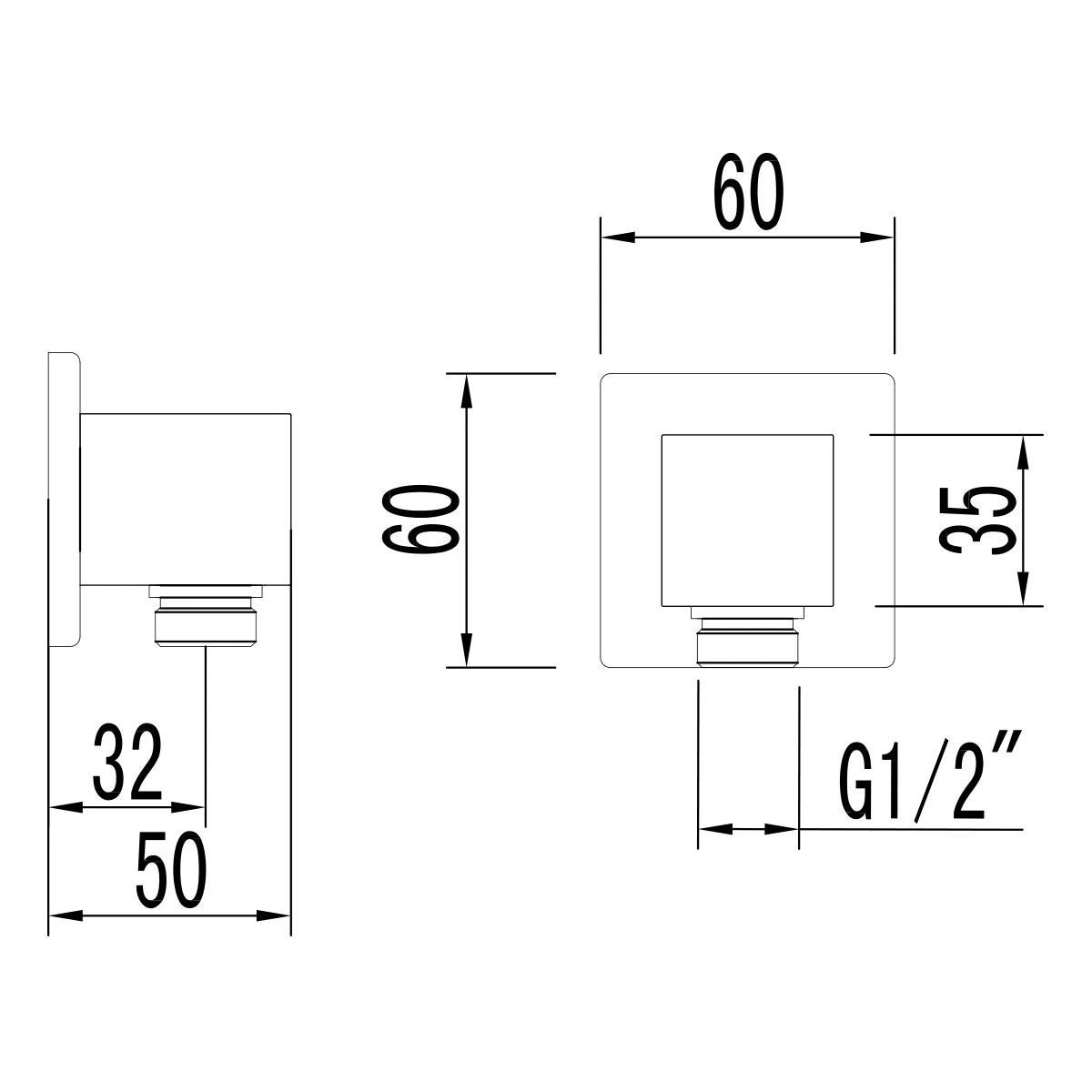 Подключение для душевого шланга Lemark (LM4583C) - фото 2