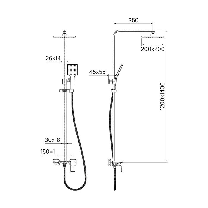 Душевой гарнитур IDDIS Bild (BILSB1Fi06) - фото 6