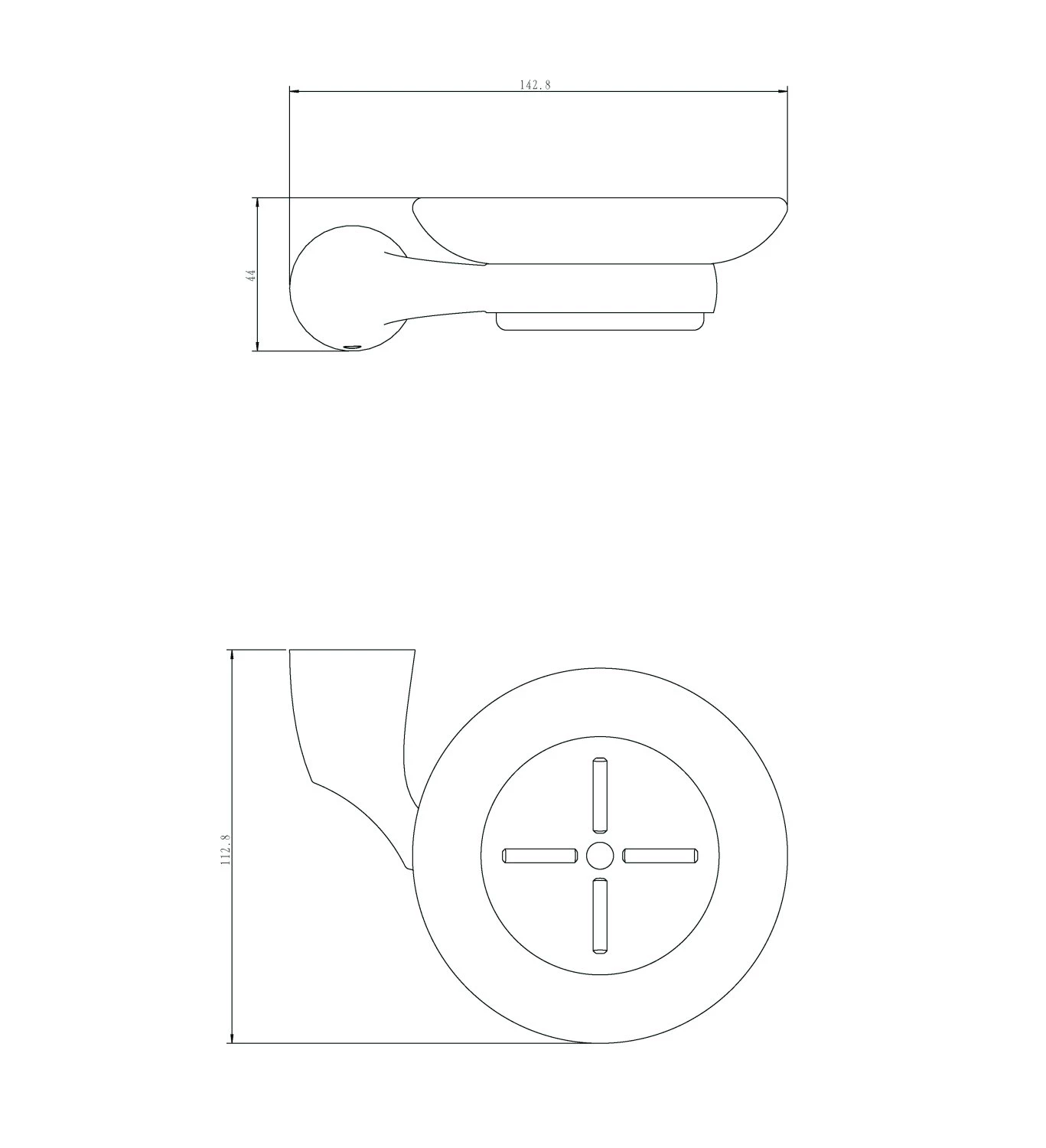 Мыльница стеклянная RUSH Девон (Devon) (DE75411) - фото 3
