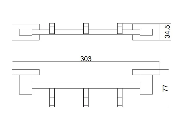 Крючок тройной BELZ (B90215-3) - фото 3