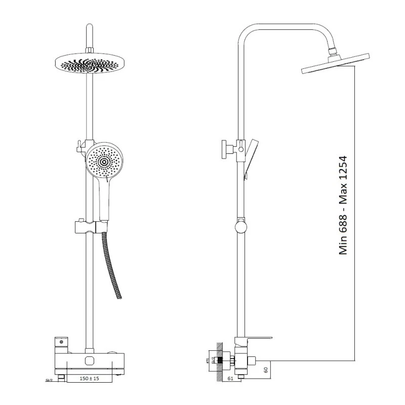 Душевая система Haiba (HB24590-7) - фото 6